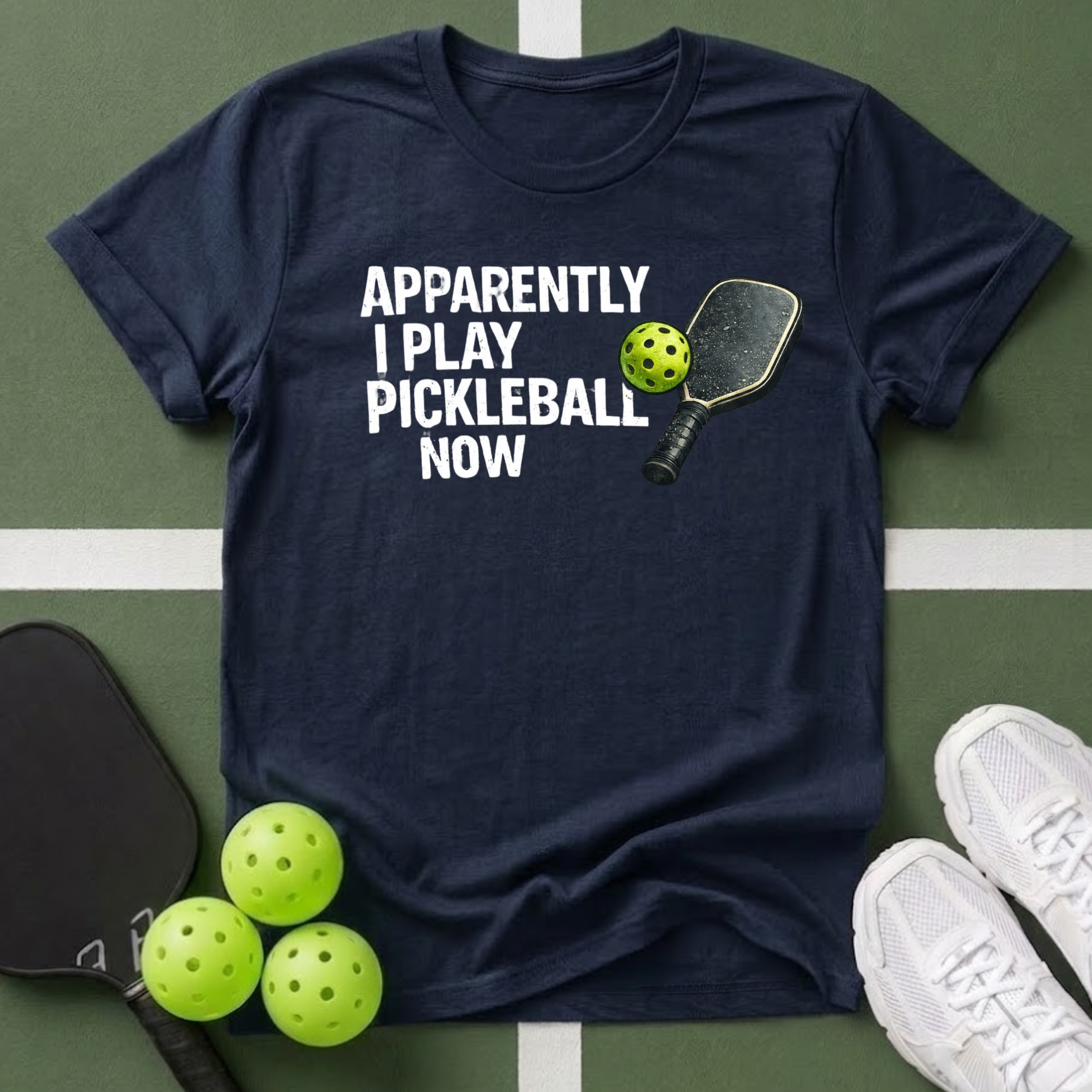 Apparently I Play Pickleball Now T-Shirt
