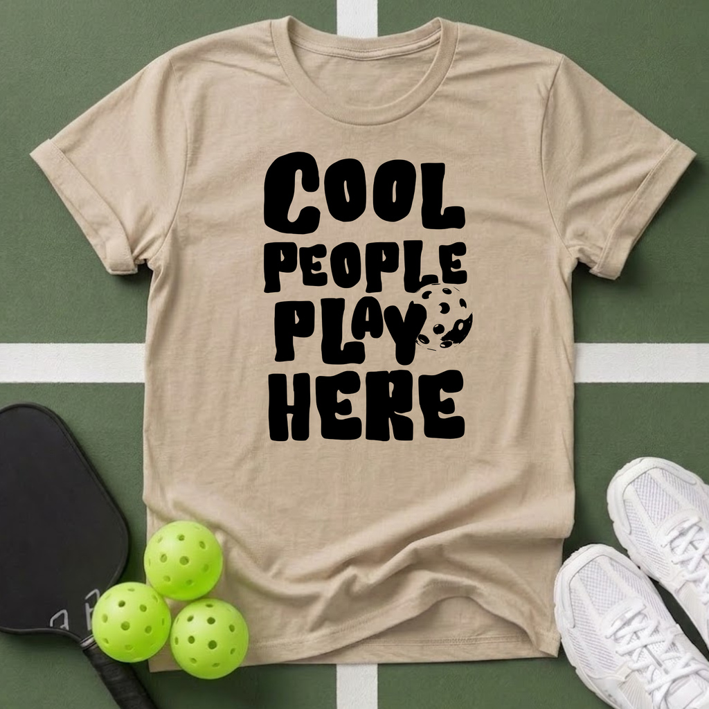 Cool People Play Here T-Shirt