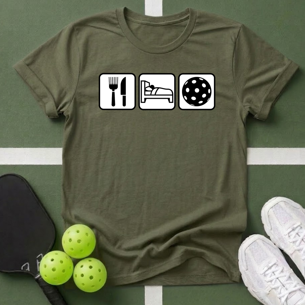 Eat, Sleep, Pickleball T-Shirt
