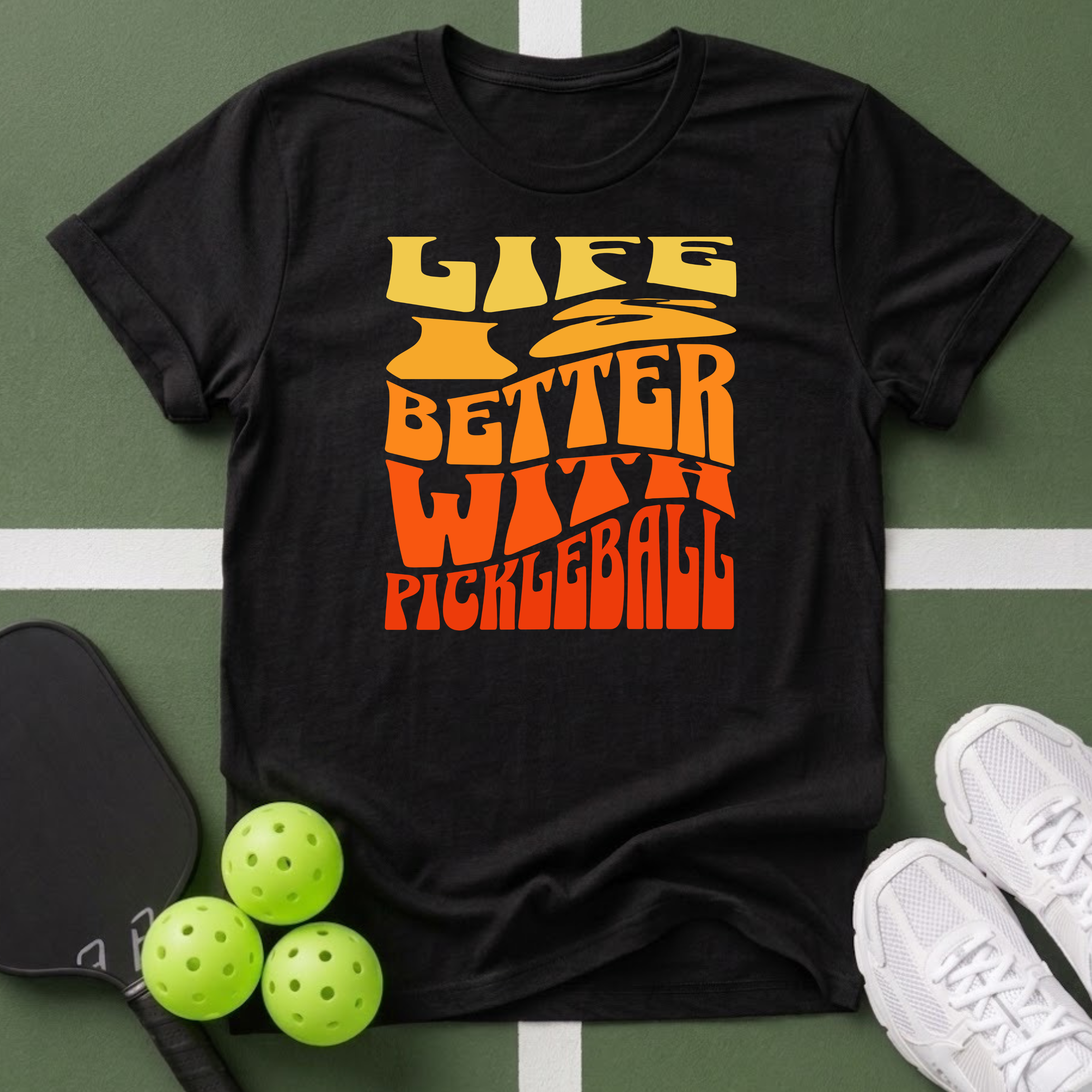 Life Is Better With Pickleball T-Shirt