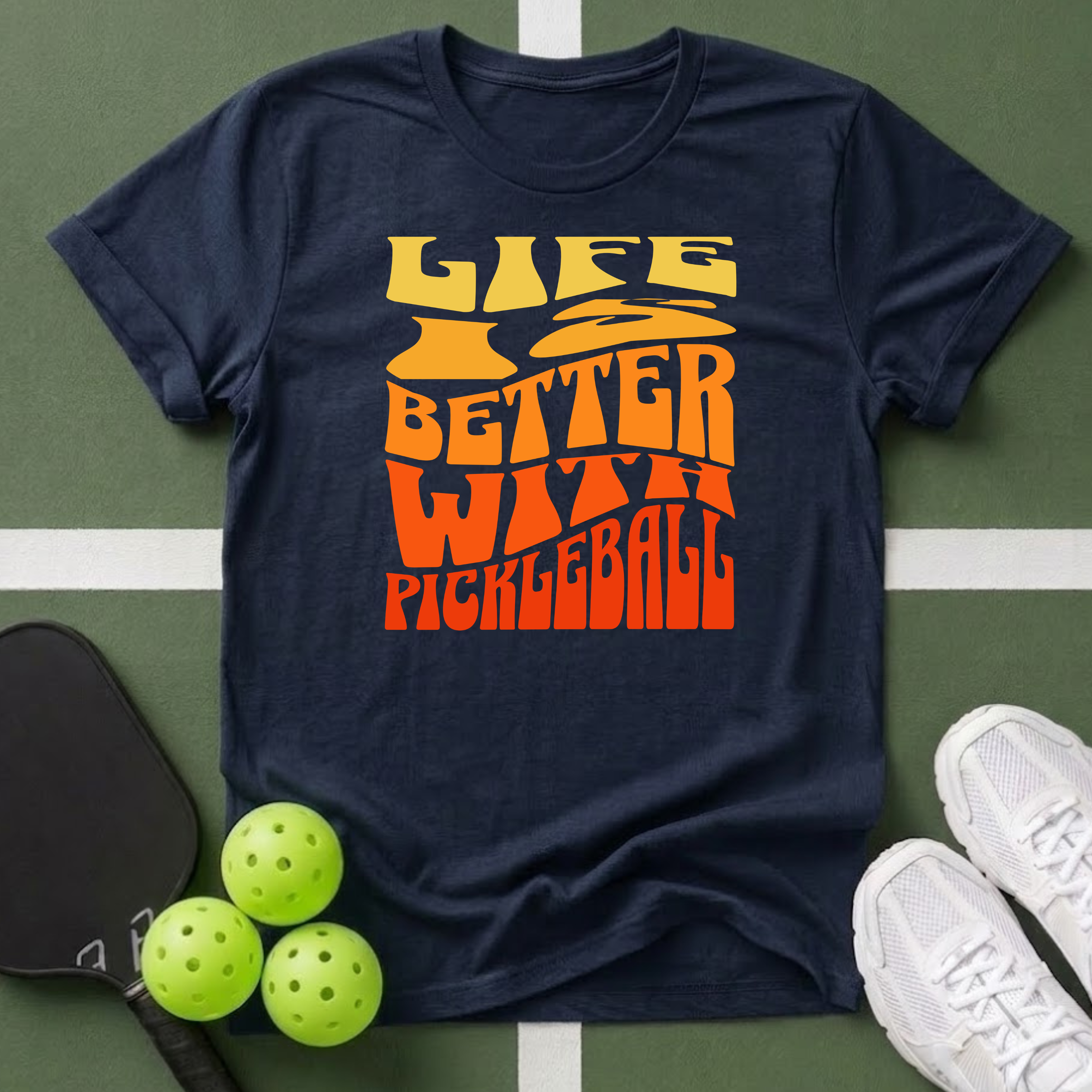 Life Is Better With Pickleball T-Shirt