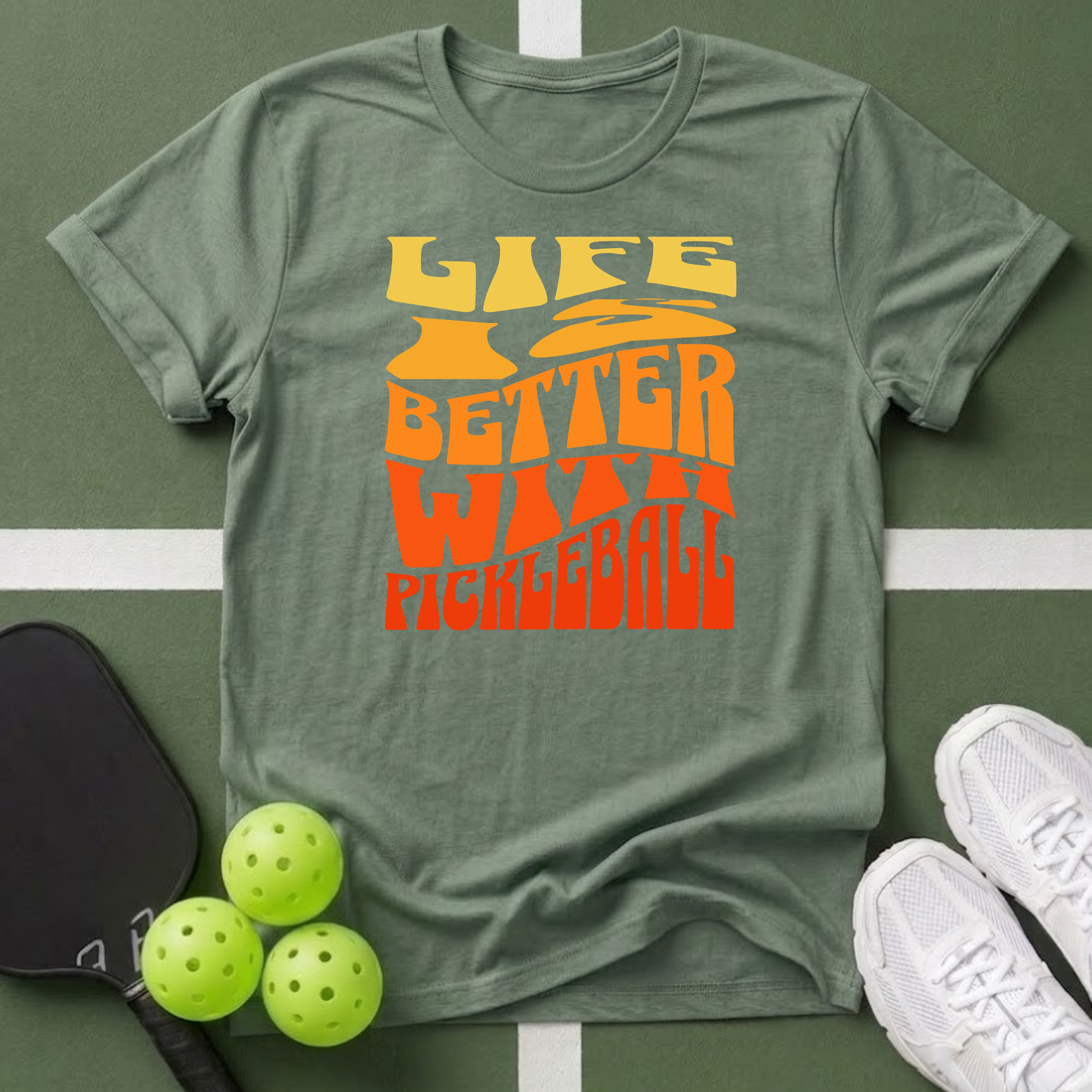 Life Is Better With Pickleball T-Shirt
