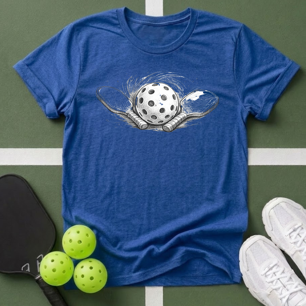 Sketch Paddles & Ball T-Shirt
