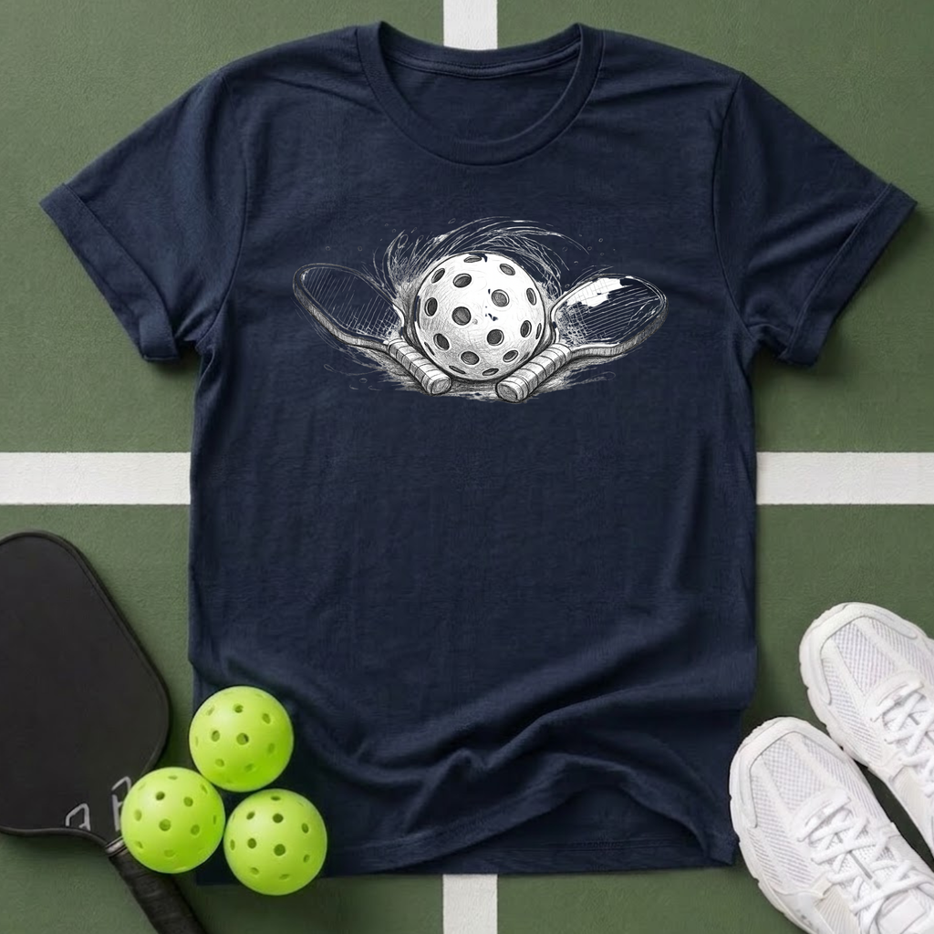 Sketch Paddles & Ball T-Shirt