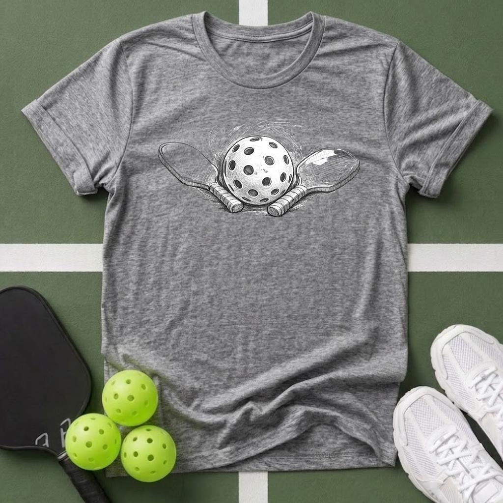 Sketch Paddles & Ball T-Shirt
