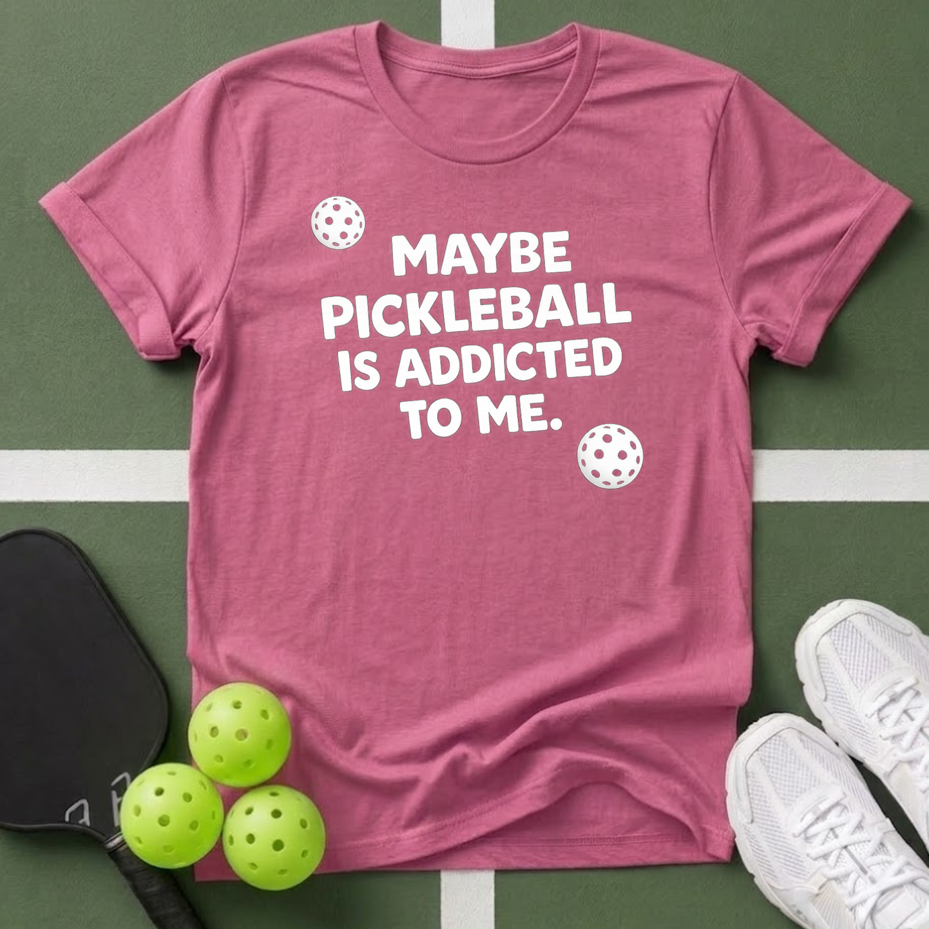 Maybe Pickleball Is Addicted  T Shirt