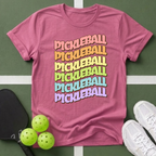 Pickleball Rainbow T Shirt