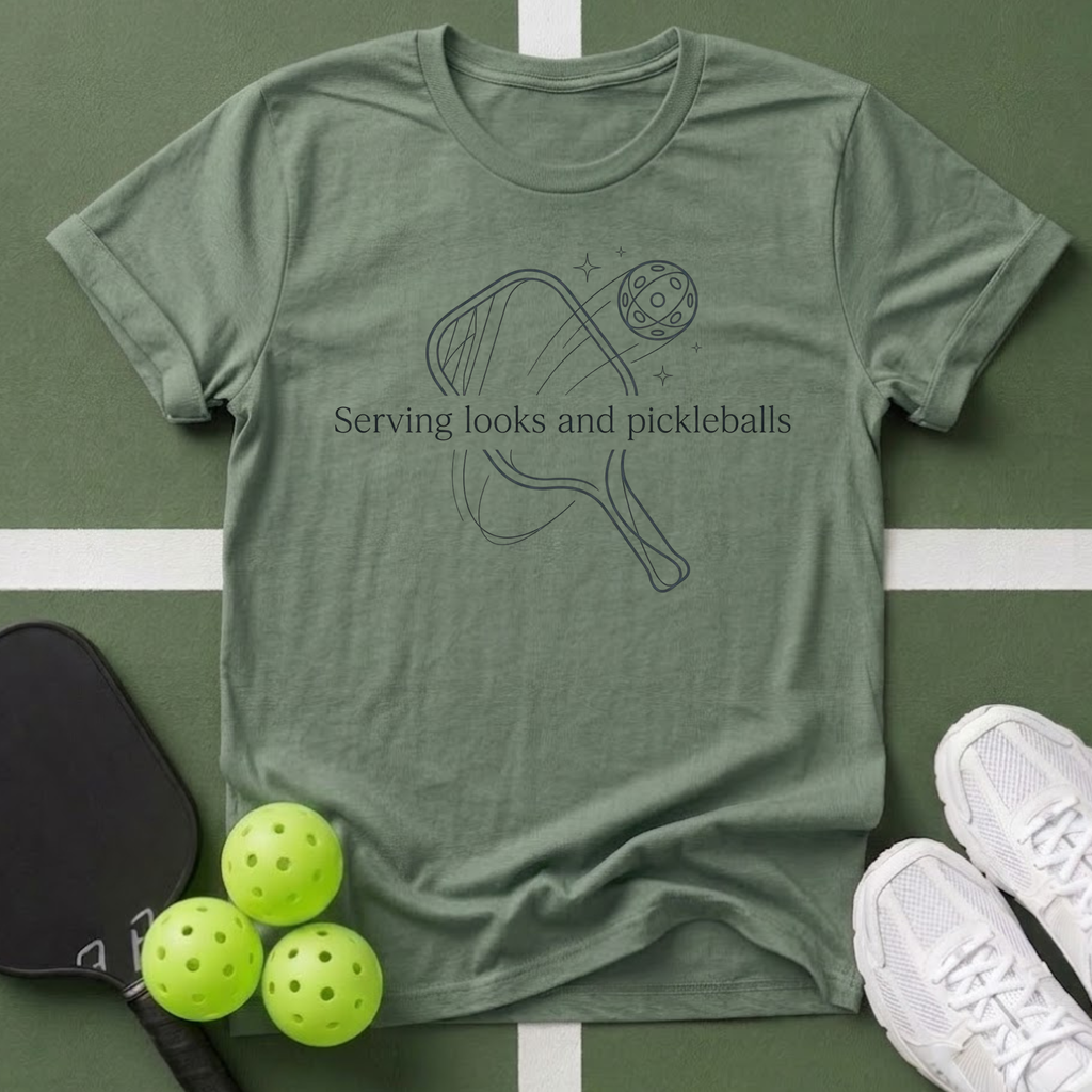 Serving Looks and Pickleballs T Shirt