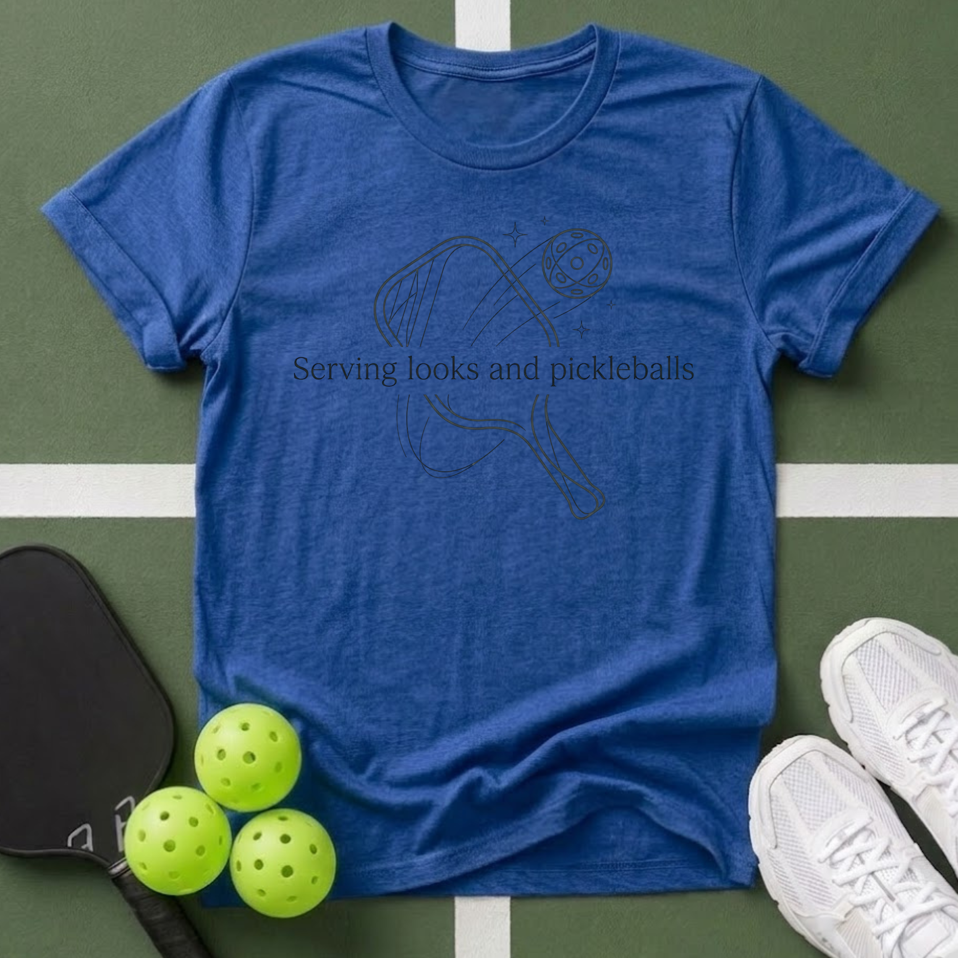 Serving Looks and Pickleballs T Shirt