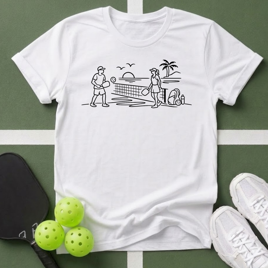 Sketch Coastal Line T-Shirt