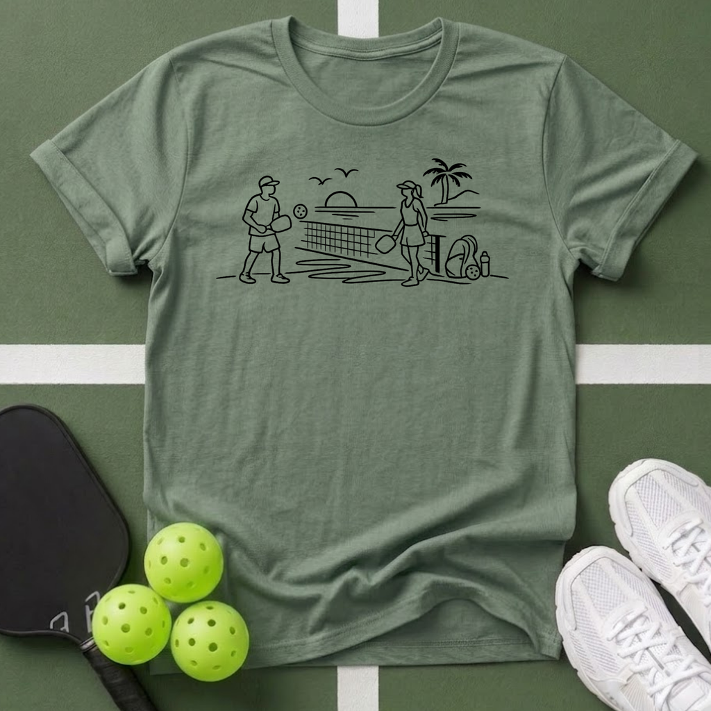 Sketch Coastal Line T-Shirt