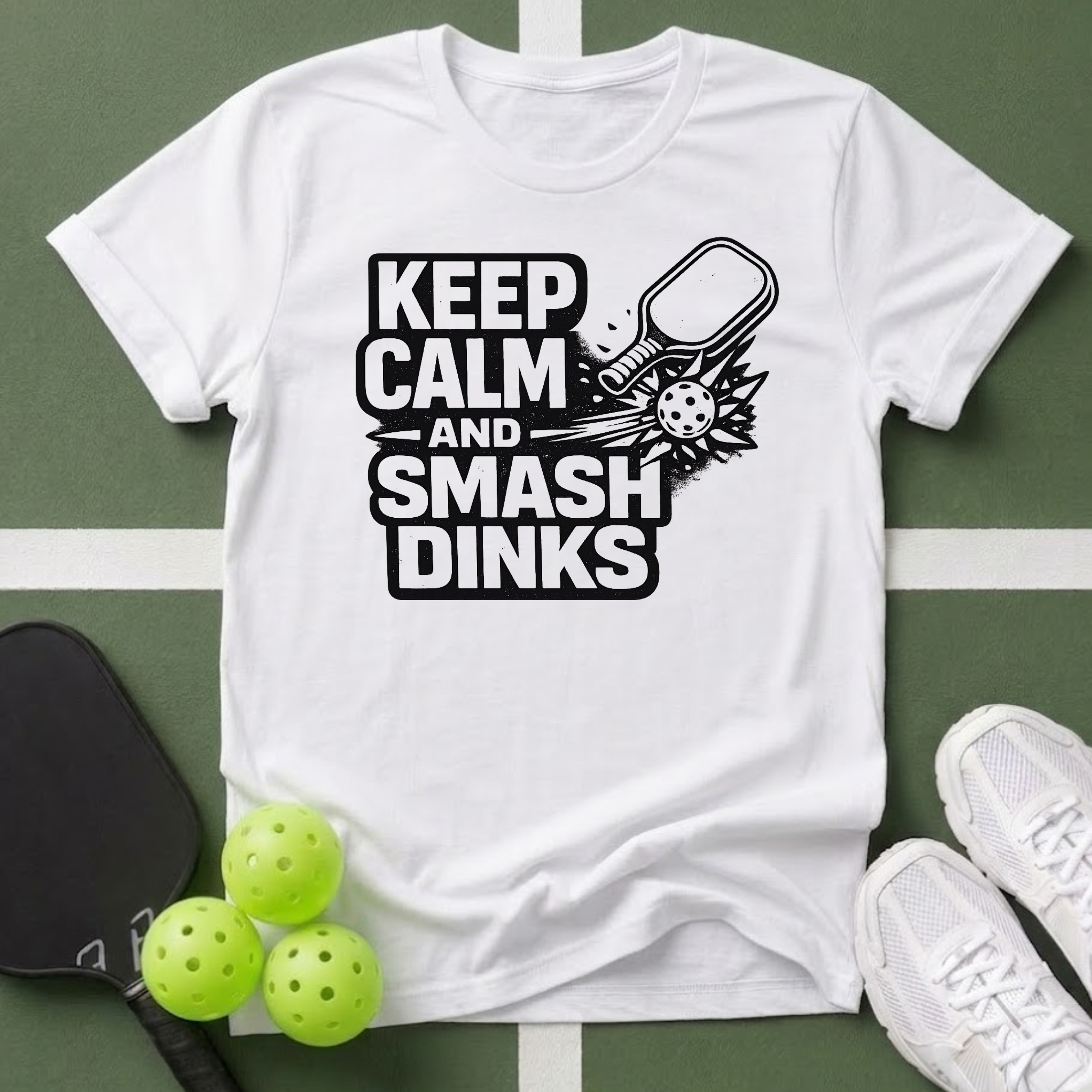 Keep Calm Smash Dinks T-Shirt