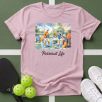 Watercolor Pickleball Players  T-Shirt