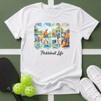 Watercolor Pickleball Players  T-Shirt