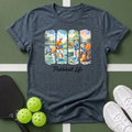 Watercolor Pickleball Players  T-Shirt