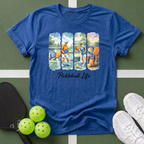 Watercolor Pickleball Players  T-Shirt
