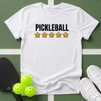 Pickleball 5-Star Rating T-Shirt