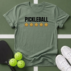 Pickleball 5-Star Rating T-Shirt