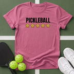Pickleball 5-Star Rating T-Shirt