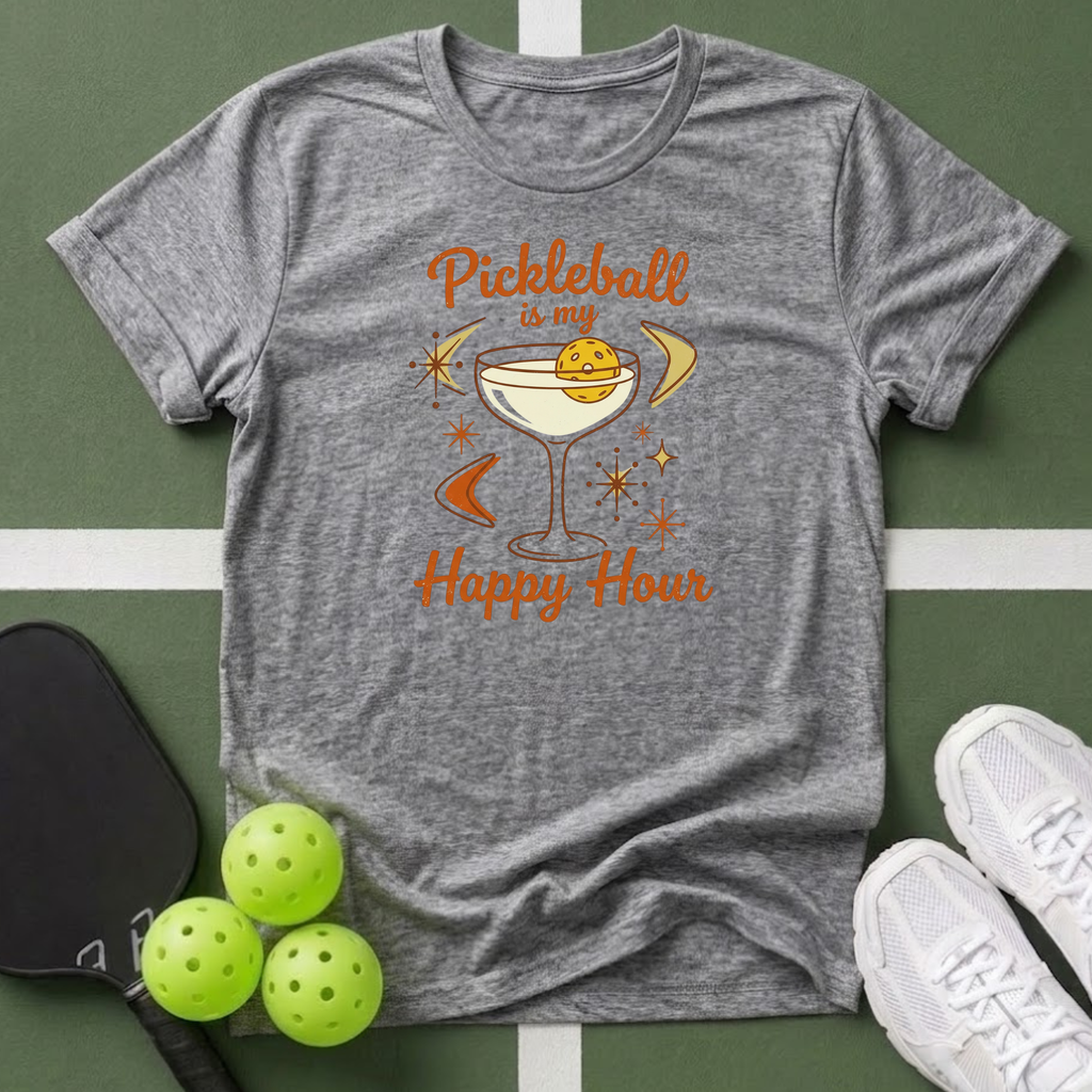Pickleball Is My Happy Hour T-Shirt