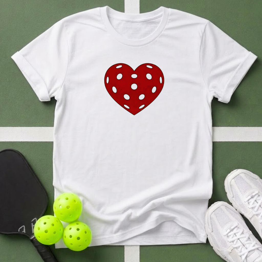Pickleball Heart T-Shirt