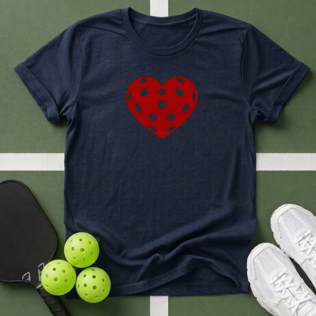 Pickleball Heart T-Shirt