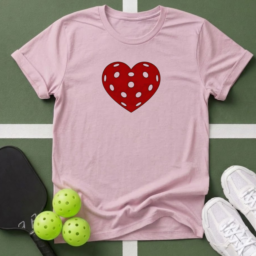 Pickleball Heart T-Shirt