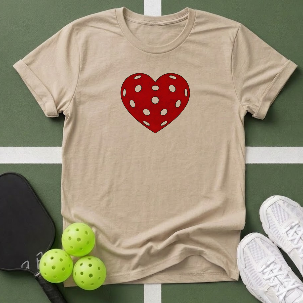 Pickleball Heart T-Shirt