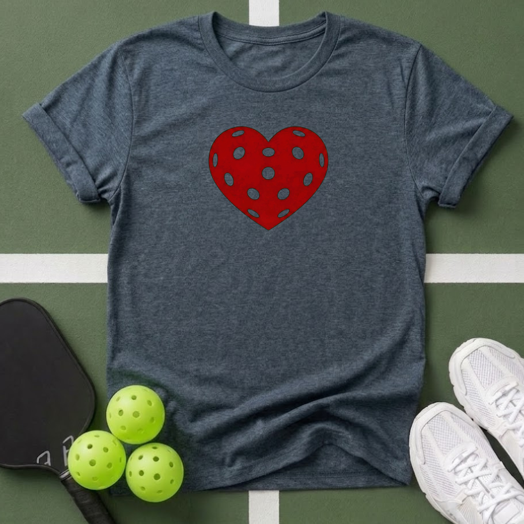 Pickleball Heart T-Shirt