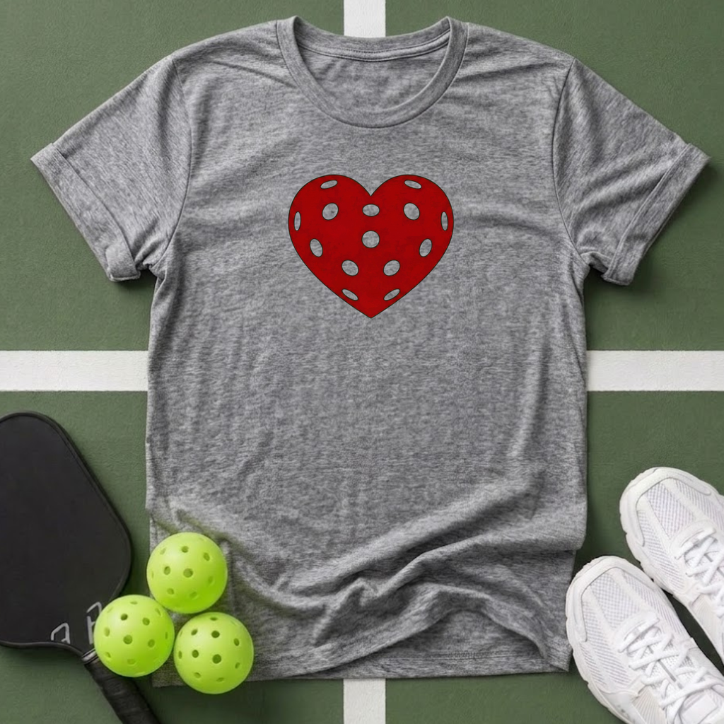 Pickleball Heart T-Shirt