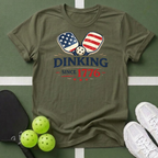 Dinking Since 1776 Pickleball T-Shirt