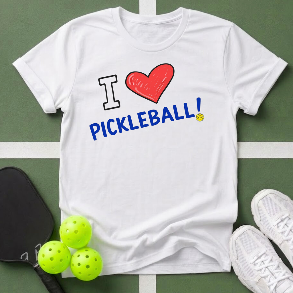I Love Pickleball T-Shirt