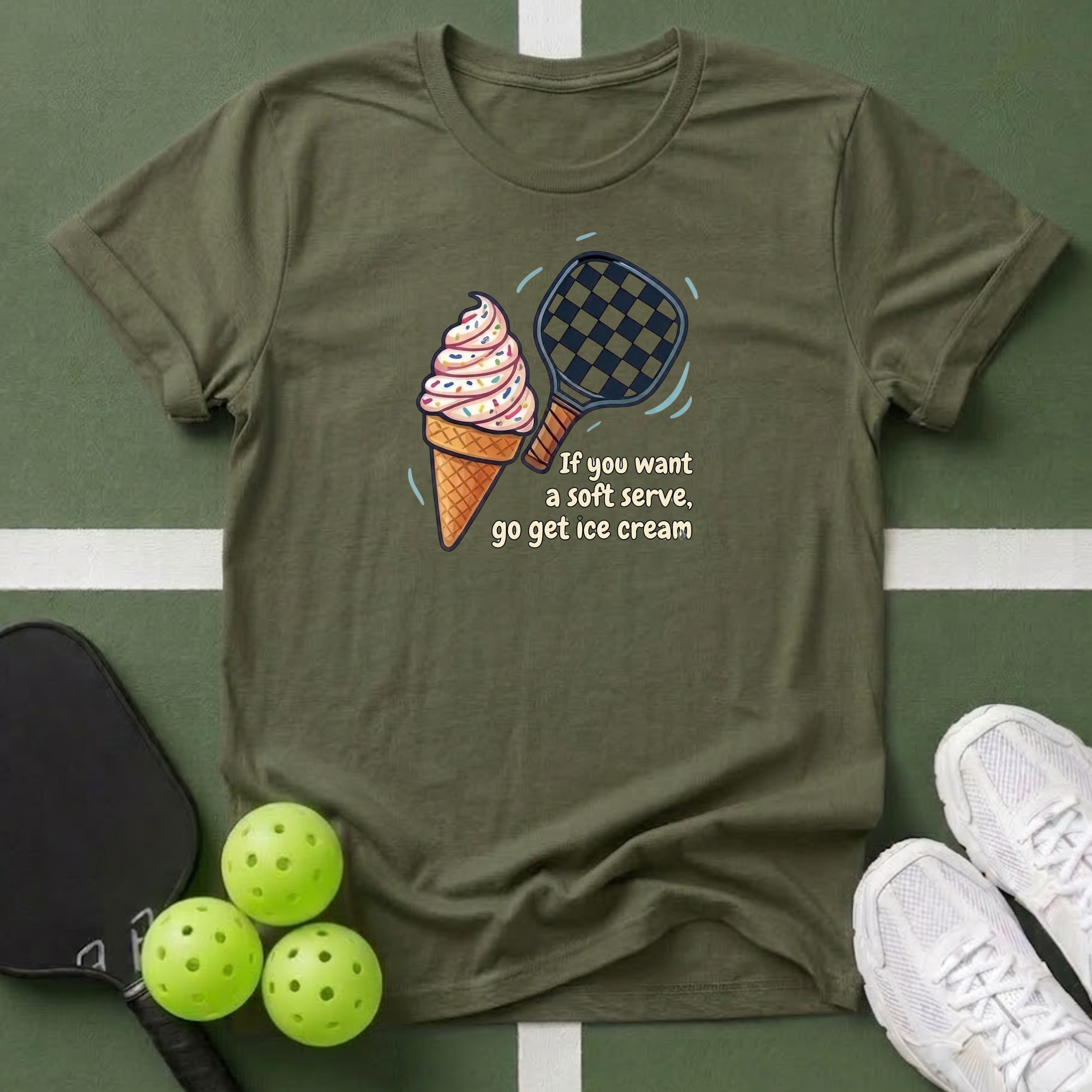 If You Want a Soft Serve, Get an Ice Cream T-Shirt