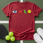 Heart + Pickle + Cookie Emoji T-Shirt