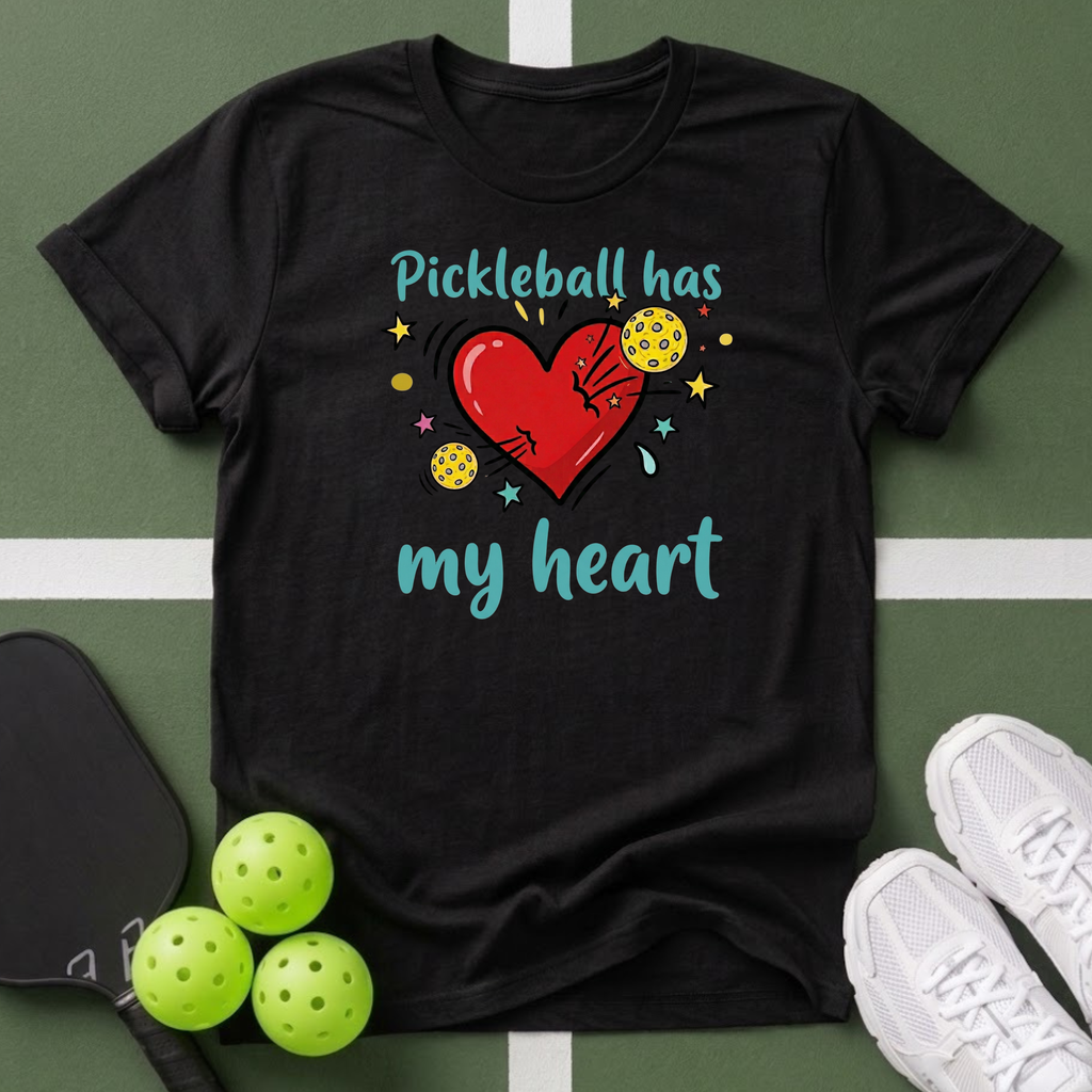 Pickleball Has My Heart T-Shirt
