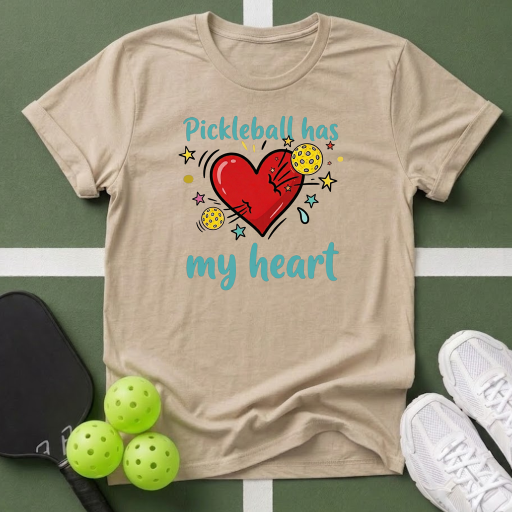 Pickleball Has My Heart T-Shirt