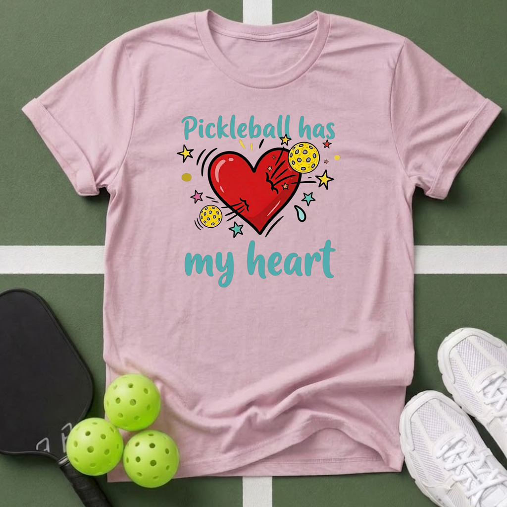 Pickleball Has My Heart T-Shirt