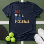 Red, White & Blue Pickleball T-Shirt