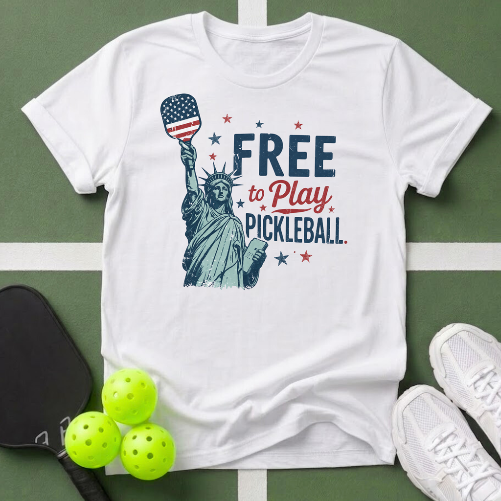 Free to Play Pickleball T-Shirt