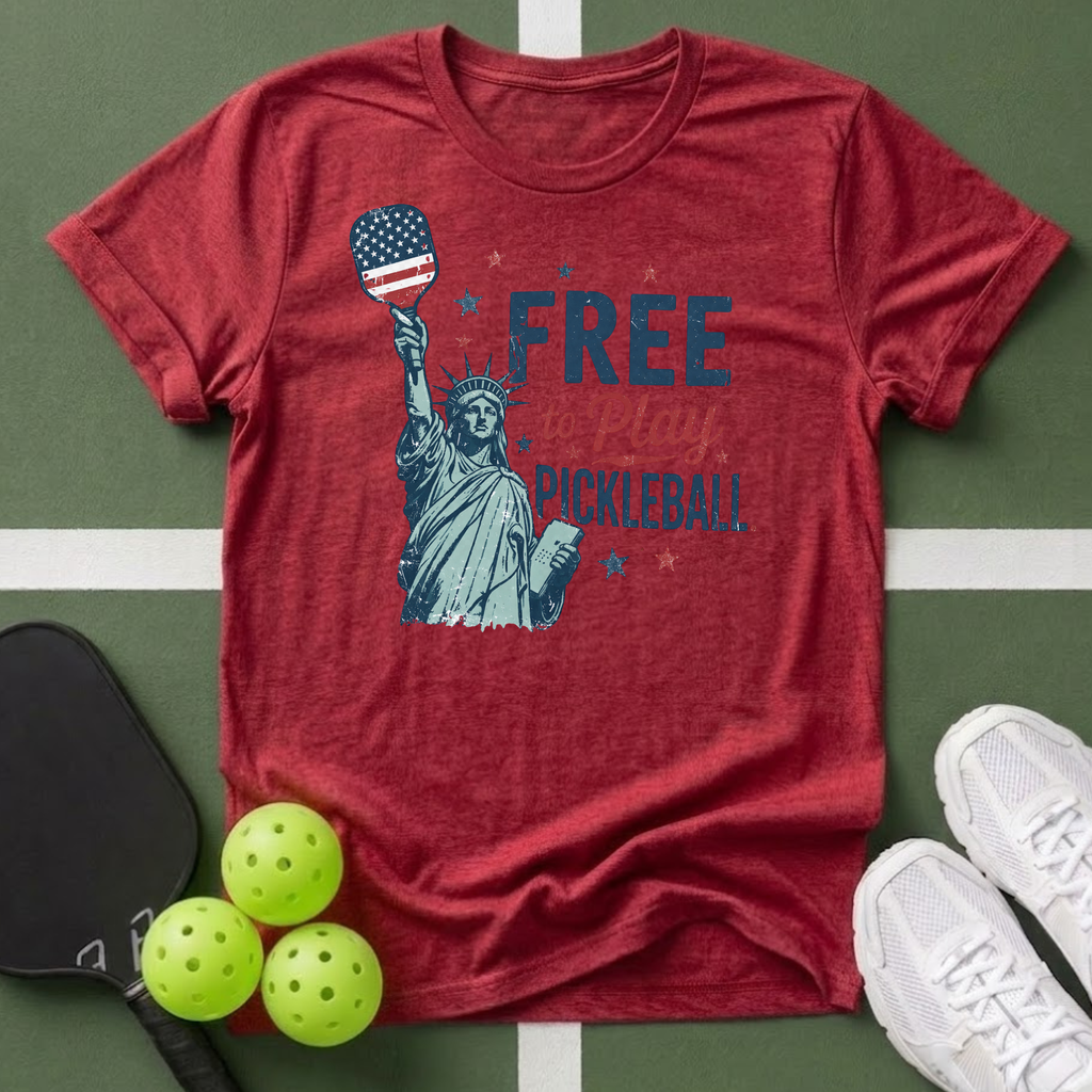 Free to Play Pickleball T-Shirt