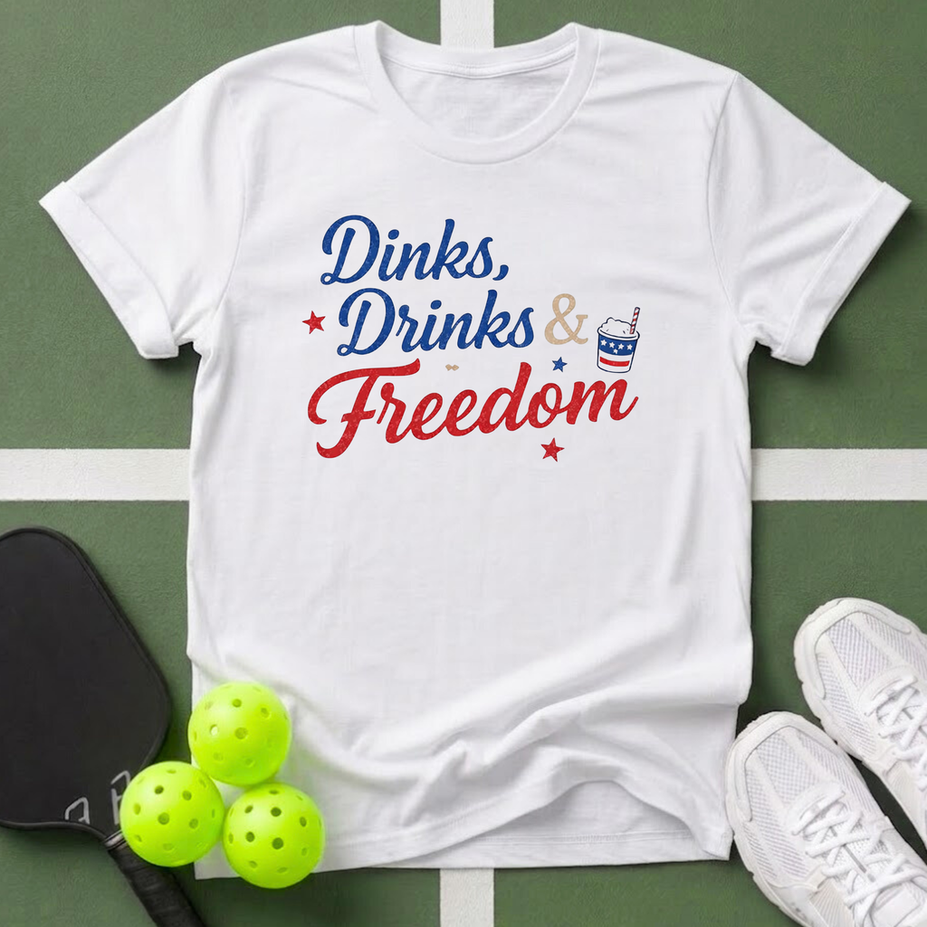 Dinks, Drinks & Freedom T-Shirt