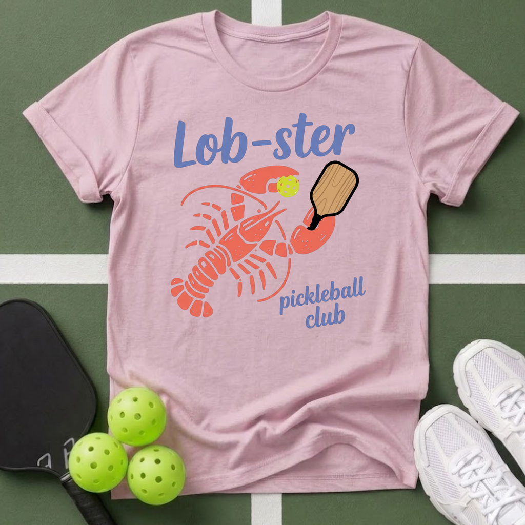 A Lob-ster Pickleball Club T-Shirt