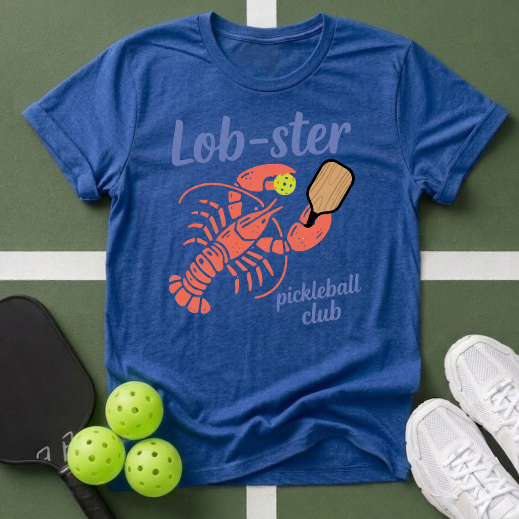 A Lob-ster Pickleball Club T-Shirt