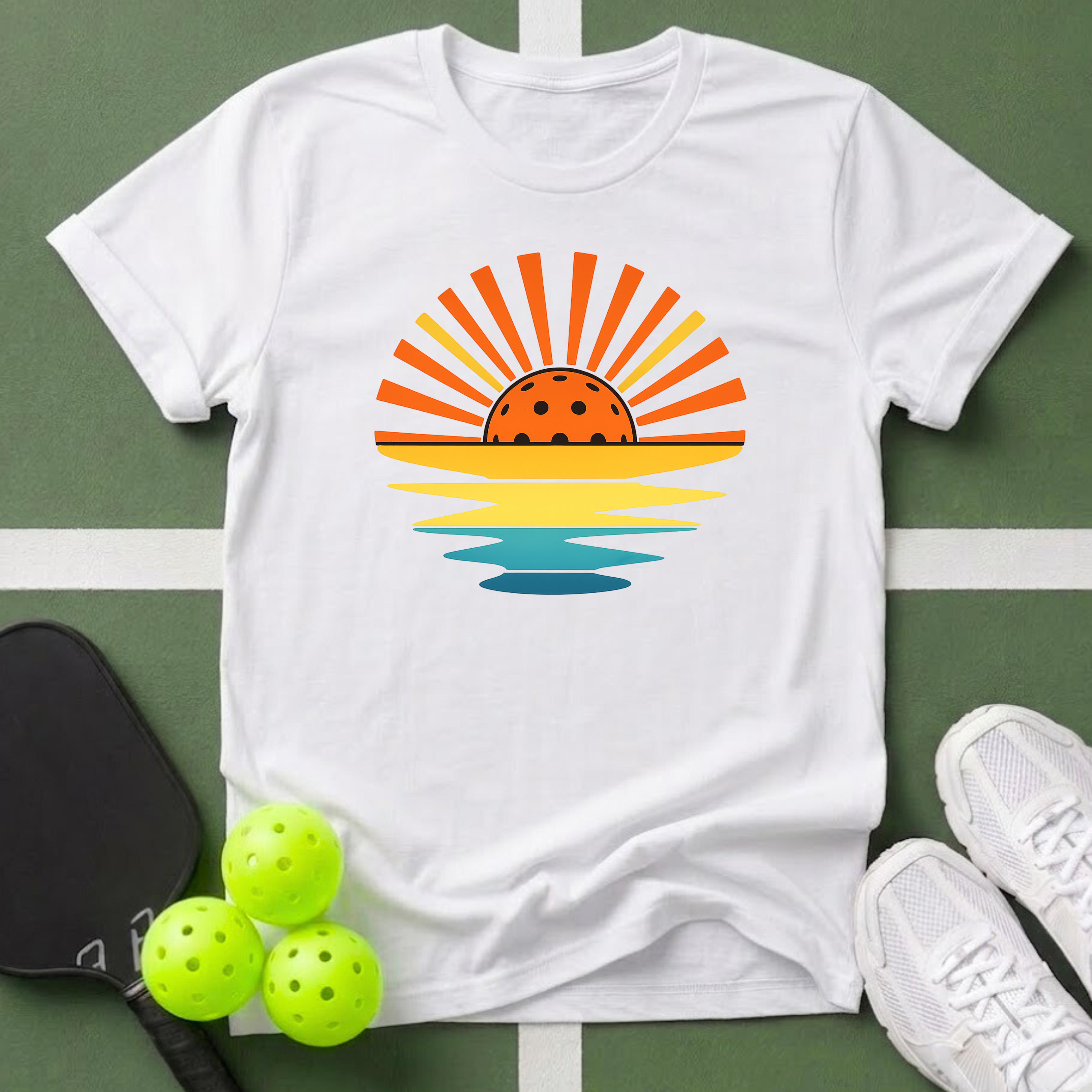 Sunset Pickleball T-Shirt