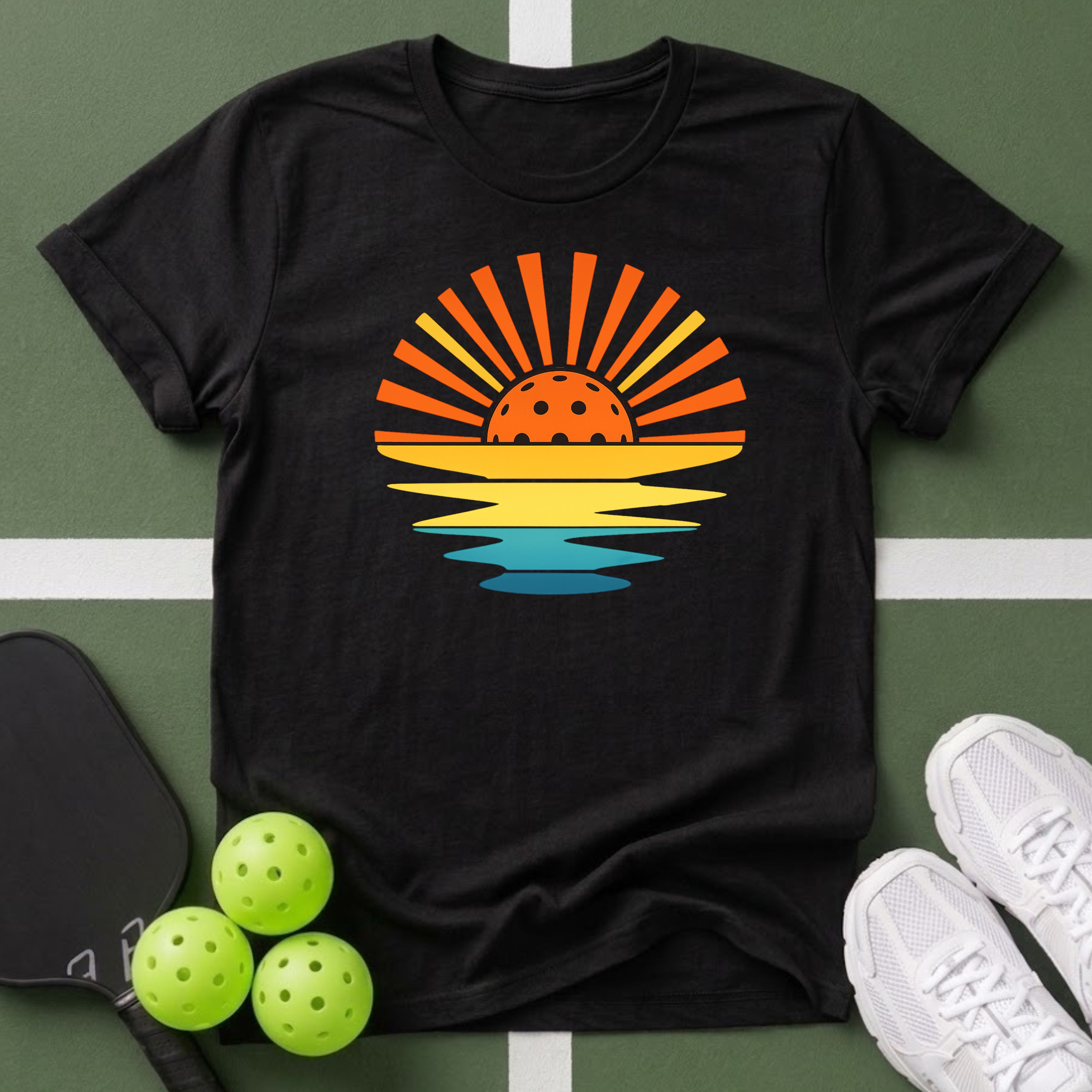 Sunset Pickleball T-Shirt