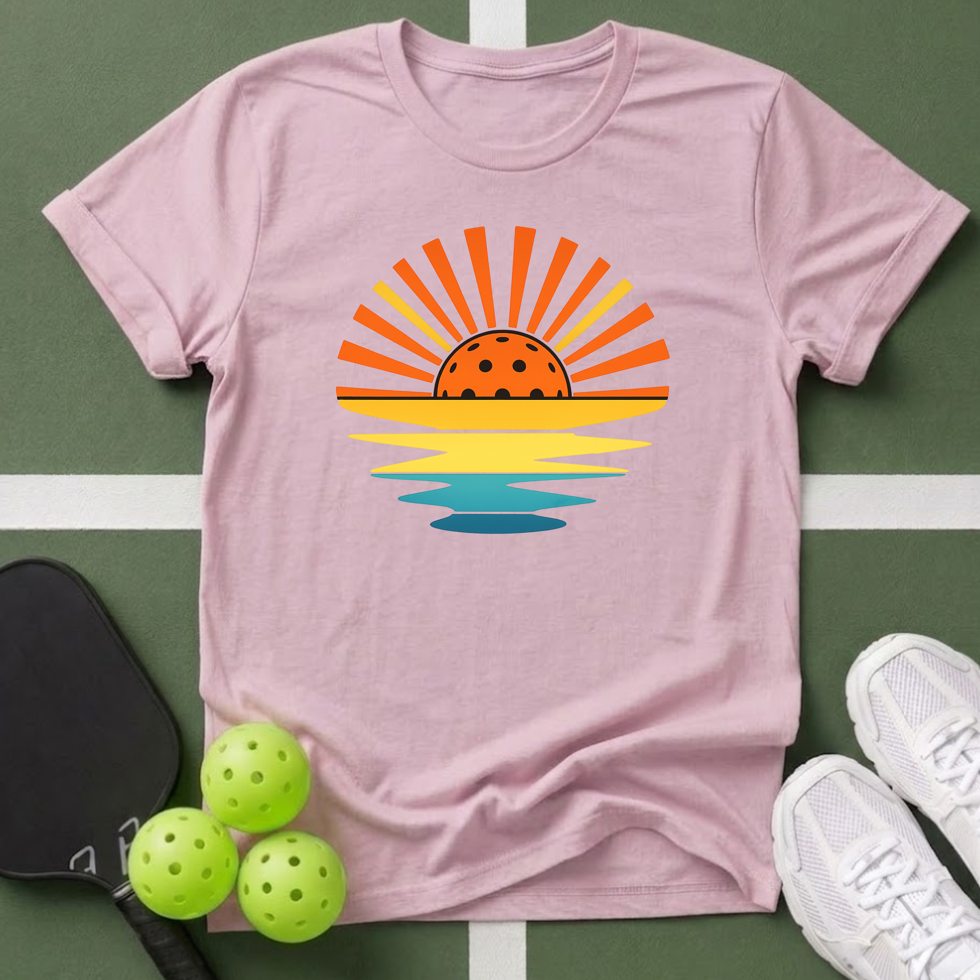 Sunset Pickleball T-Shirt