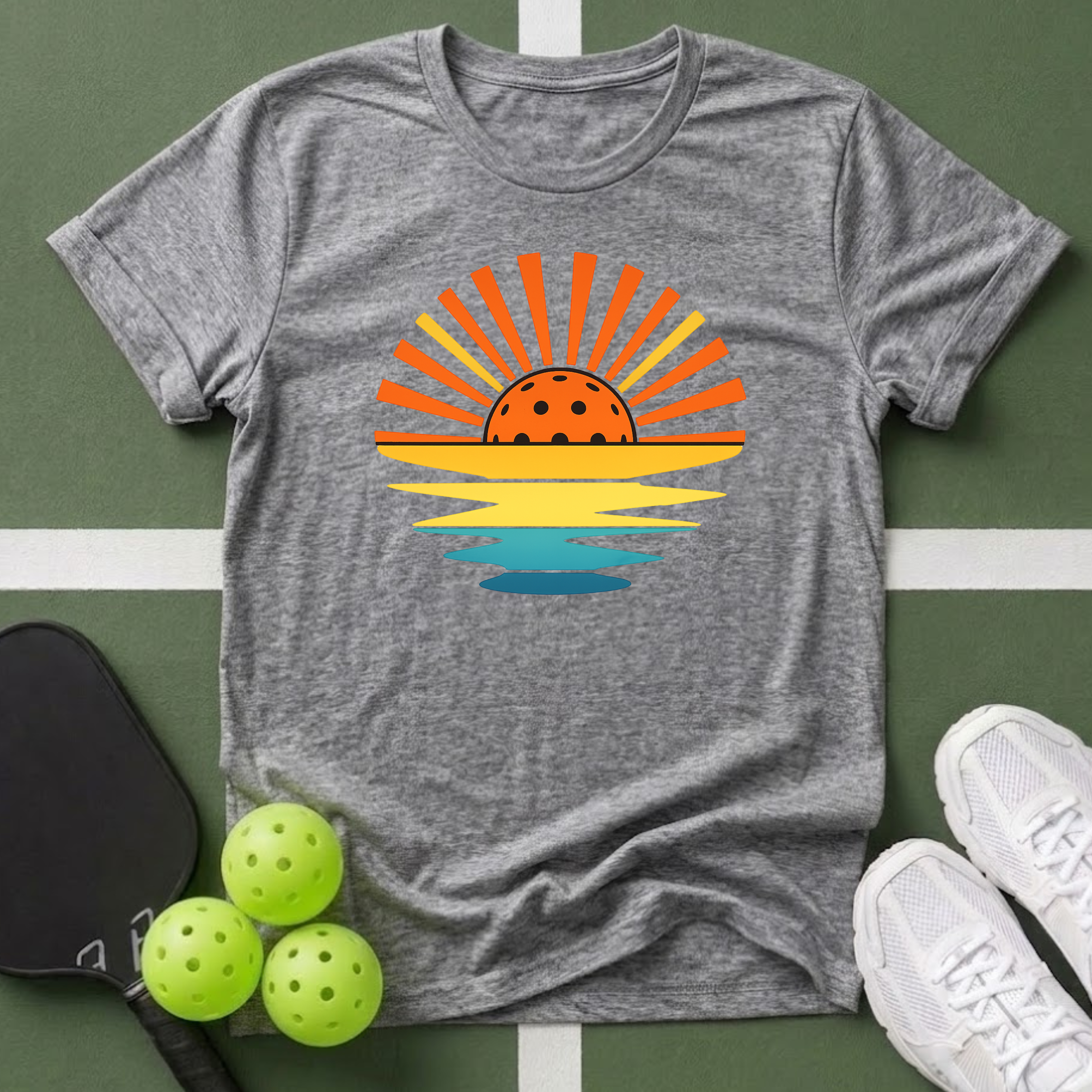 Sunset Pickleball T-Shirt