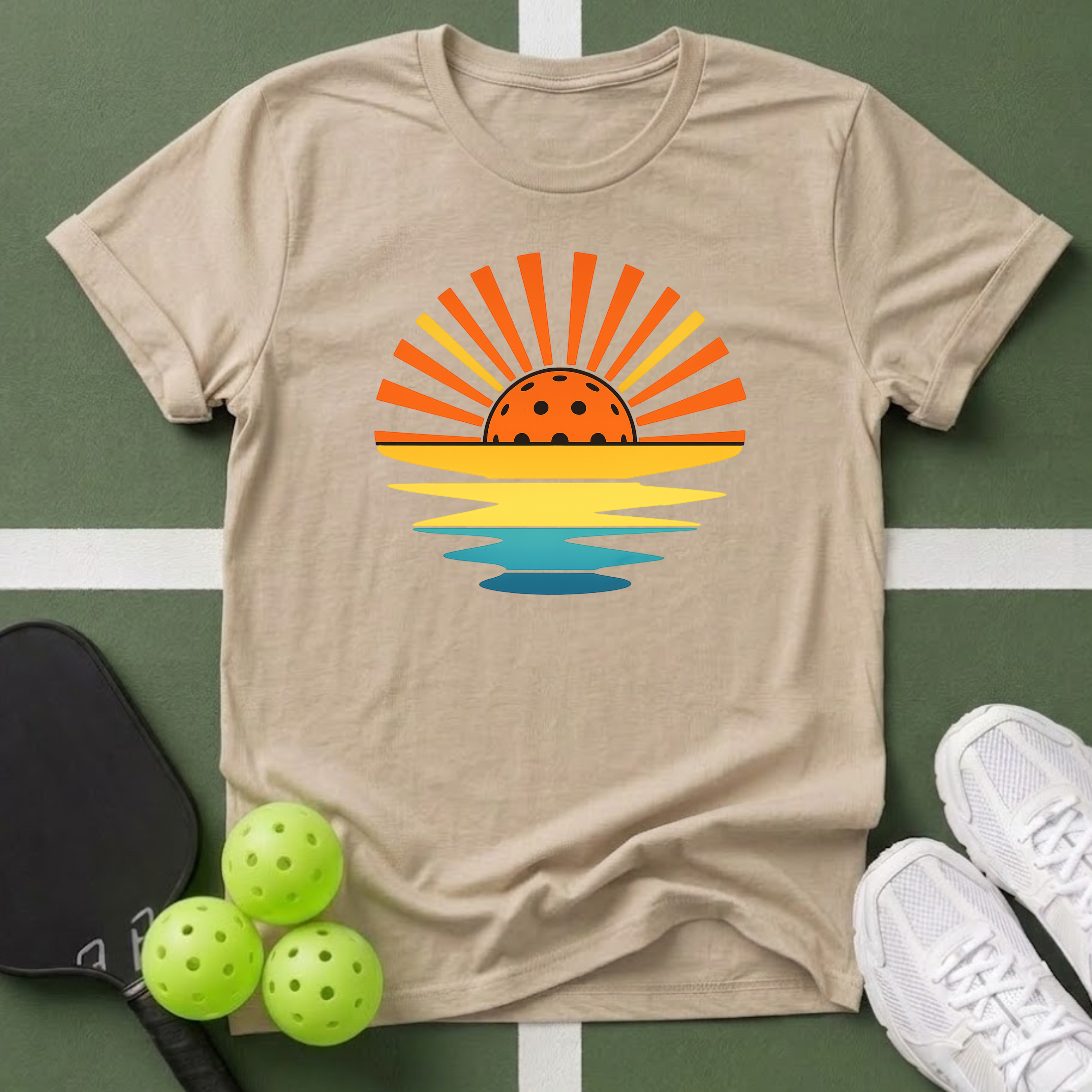Sunset Pickleball T-Shirt