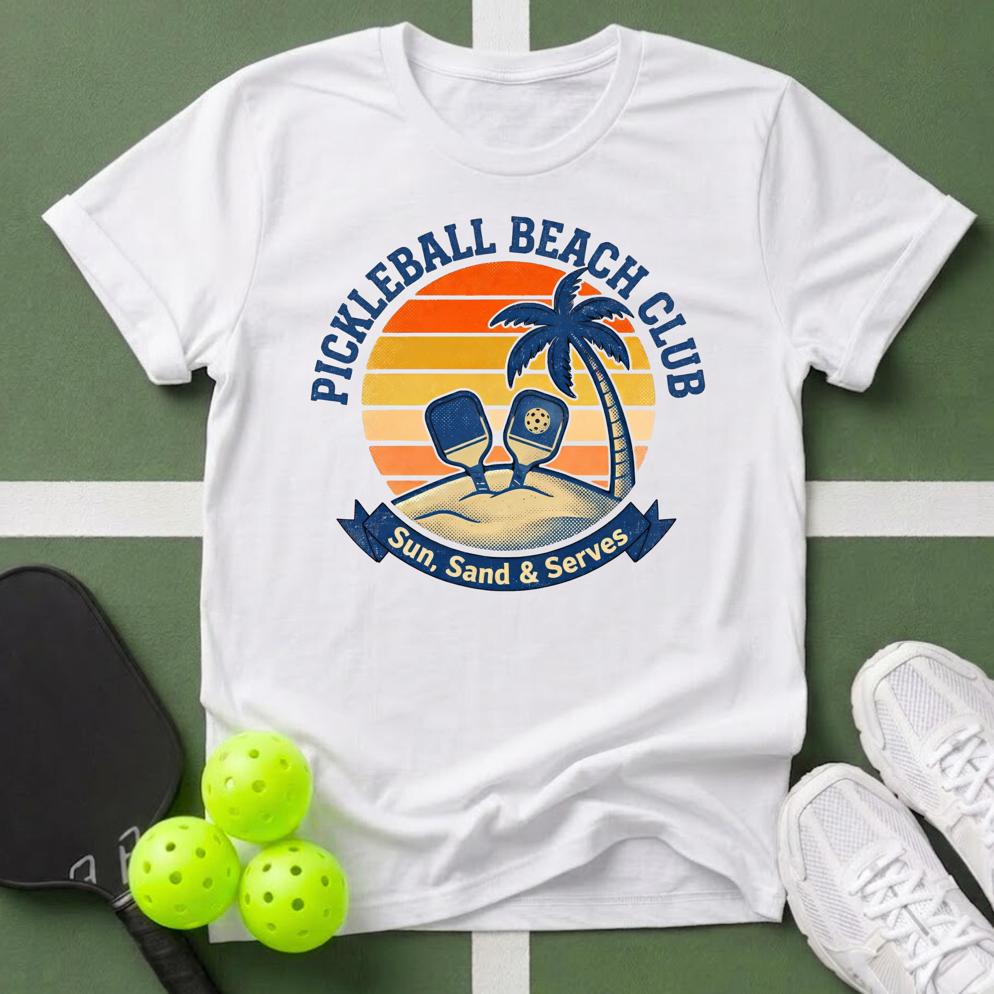 Pickleball Beach Club T-Shirt