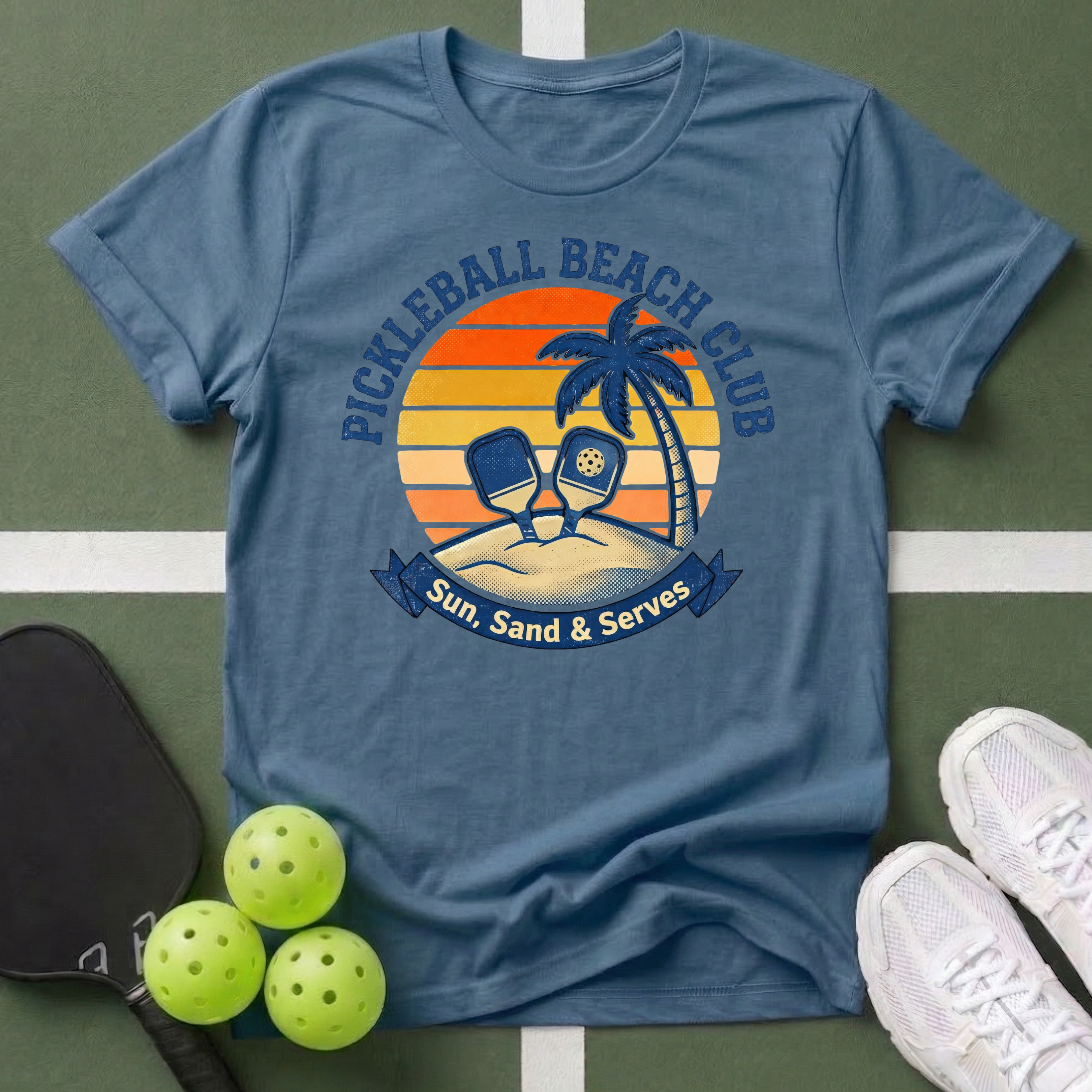 Pickleball Beach Club T-Shirt